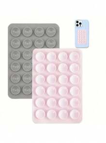 4 pezzi/2 pezzi Impugnatura in silicone per telefono, adatta a tutti i modelli di telefono, supporto adesivo per telefono, maniglia adesiva per telefono senza mani, supporto per impugnatura del telefono per selfie e video compatibile con , telefono Android, regalo per compleanni, famiglia, amici, supporto per telefono, accessori per telefono