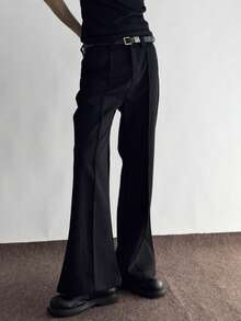 Men Suit Pants - Black - View 3