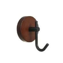 1/3件胡桃木门后挂钩强力粘性挂衣架墙壁单钩免打孔衣服粘钩单钩