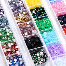 12pcs Resin Diamond Gems, Assorted Sizes, AB Flat Back Round Rhinestones, 3D Colorful Gemstone Jewels For DIY Decoration On Shoes, Clothing, Apparel, Phone Cases