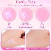 Face Makeup Glue For Rhinestones, Cosmetic Face Glitter Glue Long Lasting Waterproof Face Glue Adhesive For Eye Jewels Face Gems Rhinestone Chunky Body Glitter - 1 - View 6