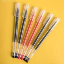 10 Stück hochwertige Kugelschreiber mit 0,5 mm Spitze, schwarz, rot, blau, geeignet zum Unterschreiben, Zeichnen, Skizzieren, Büro, Schule, Zuhause, Schulanfang, Multifunktional
