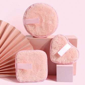 Reusable Dual-Sided Makeup Remover Sponge, Can Be Used For Cleansing, Makeup Removal, And Bathing, Suitable For All Skin Types