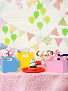 12 Stücke Geschenkboxen aus Papier für Partys, faltbare Geschenktüten geeignet für Schmuck, Süßigkeiten, Dessert Verpackung
