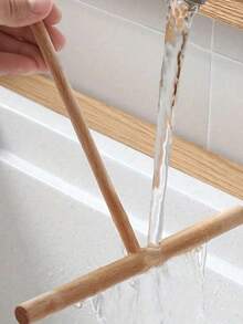 Multipurpose Rolling Pin, Wooden Pancake Spatula, Wooden T-Shaped Crepe Spatula, Wooden Crepe Spatula, Reusable Spatula, Pancake Batter Spreader, Non-Stick Pancake Batter Spreader (For Convenient Cooking), High Quality Kitchen Tool, Reusable And Easy To Clean Wooden Pancake And Crepe Spreader - T-Shaped Batter Stick, Ergonomic Handle, Even Cooking, Non-Stick, Easy To Clean, Essential Kitchen Item For Home And Professional Use (Random Color) - Multicolor - View 6