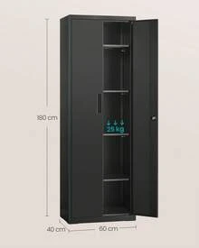 Filing Cabinets - Siyah - Görünüm 6