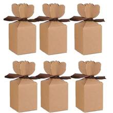 50pcs European Style Creative Wedding High-End Small Gift Box Packaging Fish Tail Vase Box Empty Box Wedding Candy Box Candy Gift Box Material Delicate Printing Clear Card Toughness High