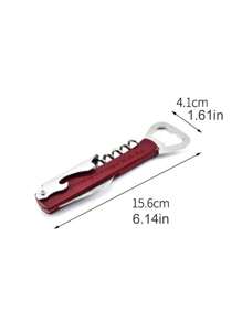 1pc Customizable Wine Bottle Opener, Multi-Function Wine Corkscrew, Wooden Wine Opener, Rosewood Seahorse Bottle Opener, Stainless Steel Corkscrew, Streamlined Handle, Easy To Grip, Effortless Bottle Opening, Suitable For Home, Hotel, Restaurant, Applicable For Thanksgiving, Christmas, Valentine's Day, Anniversary, Birthday, Wedding And Other Occasions