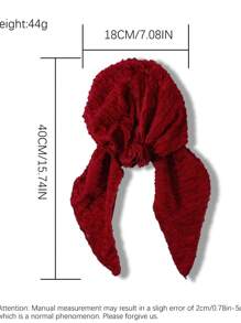 1 Peça Nova Gorro com Capuz de Cor Sólida de Gola Alta, Gorro Arqueado que Pode Esconder o Cabelo e a Cabeça