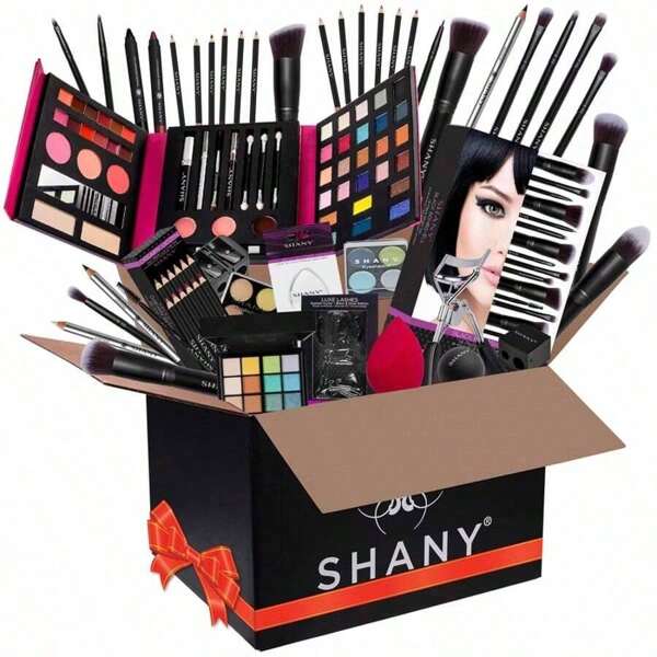 Cosmetics,Surprise, And Random Delivery Includes But Is Not Limited To Professional Makeup Brush Set, Makeup Eye Shadow Plate, Lipstick, Lip Gloss, Etc. -Festival Ideas - Different Colors And Styles