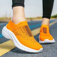 Neue Lässig Schuhe für Damen, bequeme Sneaker, atmungsaktiv und staubdicht, sockenähnliches Design für leichtes Anziehen, modisch vielseitige Lässig Schuhe geeignet für verschiedene Anlässe (Unisex/Paar/Damen Neuerscheinungen)