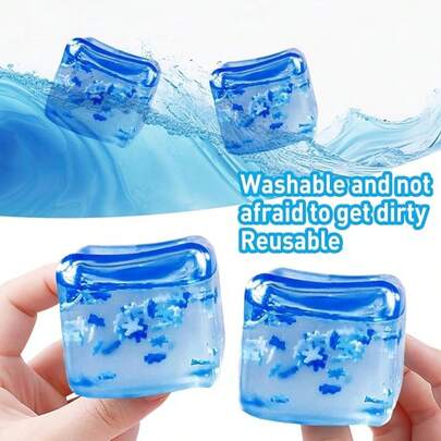 1/3/5Pcs Cool Cubes - Fun, Sparkling, Stretchy, Stress Cube Slow Rising Sensory And Fidget Toys For Adults - Great Stress Relief Toys To Squeeze At Home, Desk,Fidget Toys,Squishy,Fidget,Taba Squishy,Squishy,Fidget Toys