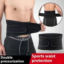 Men&Women Fitness Training Lumbar Support Belt, Made Of Rubber & Polyester, For Running Outdoor Sports Waist Protection - Multicolor - View 3
