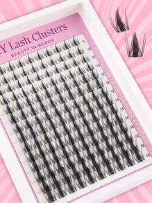 140Pcs Fairy Lash Clusters 8-18mm Manga Eyelash Clusters D Curl - WideSpan DIY Eyelash Extensions Wet-Look Spiky Anime Lashes Individual Fake Eyelashes Clusters With 0.05mm Ultra-Thin Invisible Lash Band