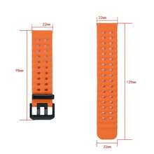 Correa de silicona compatible con SUUNTO VERTICAL/Ocean/5 9 PEAK PRO/DLC/RACE y GT5 GT4 46mm GT3 SE GT 2 Pro, brazalete de repuesto - 22mm - Ver 6