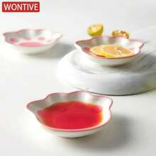 Japanisches süßes Katzenpfoten Geschmacksgericht Keramik Cartoon Dessertteller Soja Obst Saucenplatte Gewürzschüssel Haushalts Dip Geschirr