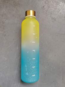 1pc Portable Ombre Color 1000ML Outdoor Sports Water Bottle