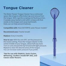 Replacement Heads For Waterpik Replacement Picks For  Water Flosser 6 Tongue Cleaner Tips L - 6個舌頭清潔小撇步 - 查看 3