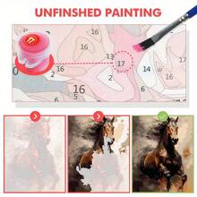 DIY Acrylic Painting By Number Kit For Adults, 16"X20", Includes Paints And Brushes, Ideal For Stress Relief, Numbered Painting, Handpainted, Decor For Room/Wall, Craft, Painting For Beginners, Gift For Friends (Frameless)