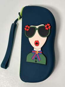 Silicone Eyeglass Case, Portable Eyeglasses Carrying Case With Detachable Strap, Shockproof Waterproof Sunglasses Storage Box, Ideal For Mother's Day, Holidays, Birthdays, Gifts For Daughter, Girlfriend, Wife, Mom, Aunt, Bridetravel Essentials Travel Accessories Travel Bag Vacation Back To School School Stuff Glasses Case Sunglasses Women - Multicolor - View 9