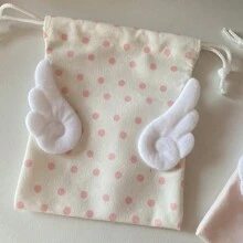 Fashion Canvas Star Bundle Pocket Travel Cosmetics Stationery Dustproof Storage Bag