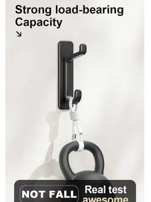 5pcs/10pcs ABS Non-Drilling Hooks, Strong Adhesive Bathrobe And Towel Hooks, Wall Key Hangers, Bathroom And Kitchen Accessory Racks, Coat Hangers, Anti-Rust Shower Door Hangers, Strong Nail-Free Small Hooks, Organizer