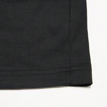 Adidas 男士圆领时尚大标志休闲T恤，JF0789 - 黑色 - 查看 5