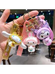 Sanrio Sanrio 1 Piece Japanese Cute Cartoon Cat Pendant, Women's Key Accessories, Smartphone Accessories