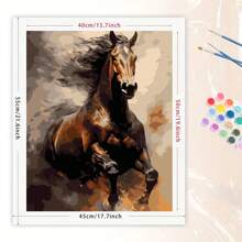 DIY Acrylic Painting By Number Kit For Adults, 16"X20", Includes Paints And Brushes, Ideal For Stress Relief, Numbered Painting, Handpainted, Decor For Room/Wall, Craft, Painting For Beginners, Gift For Friends (Frameless)