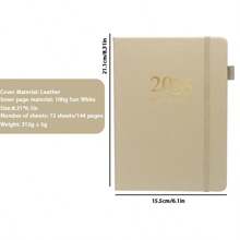 Modelo nuevo 2026, Cuaderno de papel de alta calidad, Suministros de oficina exclusivos para trabajadores de oficina y estudiantes, Con un enchufe de bolígrafo integrado para una fácil portabilidad, Útiles escolares, Vuelta al cole