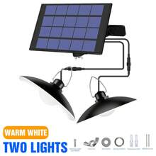 LED Hof-Pendelleuchte mit Fernbedienung, Solar Panel, wasserdicht, Dämmerungs-Sensor, Auto An/Aus, für Außen, Garten, Haus, Terrasse, Straßenbeleuchtung, Aufladen durch Sonnenlicht, für Scheune, Wand, Hängen, Schuppen, Flutlicht, tragbar, Camping, Zelt, Teich, Fischen, Park, Weg, Nachtsicherheit, Notbeleuchtung, 1/2/3/4 Leuchten, Kalt-/Warmweiß
