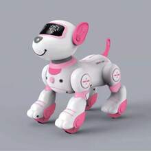 Remote Control Ai Robot Dog Toy-Interactive Touch & Follow 17 Functions Robot Dog Pet, Programmable Smart Walking Intelligent Dancing Puppy ,Voice & 2.4GHz RC Robot Pet With Interactive Touch Sensors, Over 20+ Responses, Program Mode, Robotic Puppy Toy