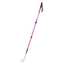 Sand Dipper Full Size Beach Scoop Shovel And Sifter Tool For Beachcombing Adjustable Sea Glass Shell Shark Tooth Sifter For The Beach Can Be Used As A Walking Or Hiking Stick Too Pink 4 Basket - 如圖 - 查看 1