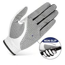 1 pièce Gant de golf fin, microfibre à doigts complets, antidérapant, respirant, durable, convient aux hommes et aux femmes, applicable pour le golf, le cyclisme, la course, le fitness, pour la main gauche ou droite - Blanc (main gauche) - Voir 5