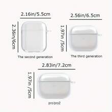 Pink Cherry Blossom Design Scratch-Resistant Protective Case Shell Compatible With Apple Bluetooth Earphones
