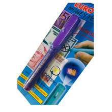 06 Unidades De Caneta Detectora De Nota Falsa Identificador De Dinheiro Falso Euro Pen Cor Aleatória - Multicolorido - Visão 4