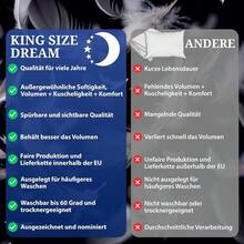 KING SIZE DREAM Kopfkissen Konfigurator Premium Hotel Kissen 40x80 Für Seiten and RückenSchläfer Nkenstützend ergonomisch and AntiAllergisch Gröbe wählbar Kissen and Pillow - KISSEN40X80 - Übersicht 4