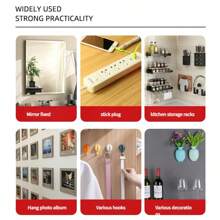 Super-Adhesive Double-Sided Tape, Transparent Acrylic Adhesive, Strong, Residue-Free Acrylic Red Film Double-Sided Tape, Suitable For Picture Frames, Cars, High-Adhesion Transparency, Carpet Fixing, Home Office Walls, DIY Crafts, And Posters.