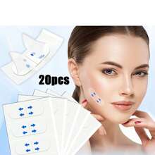 [200pcs/80pcs/40pcs/4pcs] Invisible Face Lifting Tapes, Used To Lift Sagging Skin, Instant Face Tape For Women, Lifting Sagging Skin And Concealing Makeup Tape, For Double Chin & Neck, Face Slimming - Alcohol-Free, Suitable For All Skin Types, Unisex