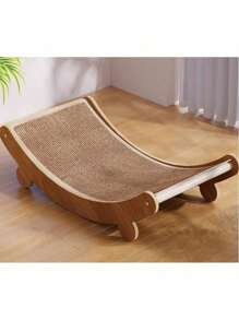 Combo de Tabla rascadora de sisal, Almohadilla rascadora duradera y sin desorden, Mueble para gatos Sofá Cama todoen-uno Plataforma para escalar, Juguete de gran tamaño