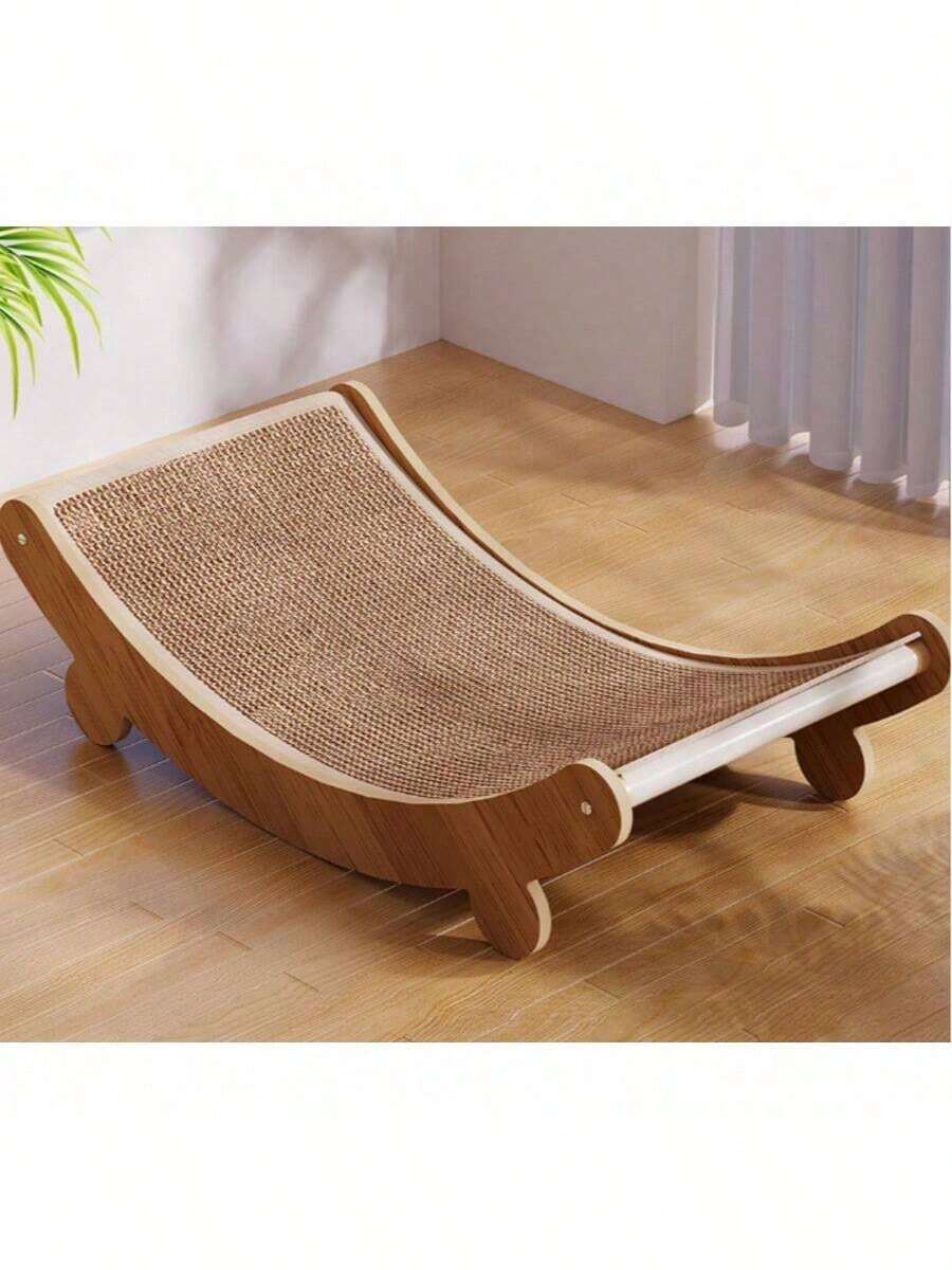Combo de Tabla rascadora de sisal, Almohadilla rascadora duradera y sin desorden, Mueble para gatos Sofá Cama todoen-uno Plataforma para escalar, Juguete de gran tamaño