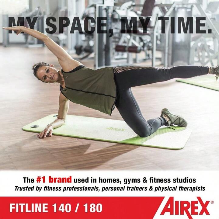 AIREXエアレックス トレーニングマット フィットライン180 厚さ10mm Amazon | AIREX(エアレックス) トレーニングマット フィット