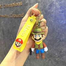 SuperMario 卡通钥匙扣、可爱汽车钥匙圈、包包和汽车挂件，是情侣的完美礼物，也是馈赠家人和朋友的理想礼物。汽车配件、包包挂饰、学校背包