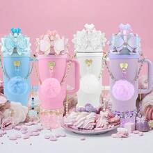 11PCS Complete Tumbler Accessories Set, Ultimate Value Pack With Full Protection & Decor, All-In-One Kit - 3 Purple - 查看 7