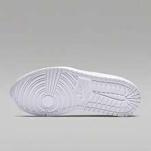 Nike Zapatillas bajas clásicas informales retro para mujer AIR JORDAN 1 LOW - Blanco - Ver 6