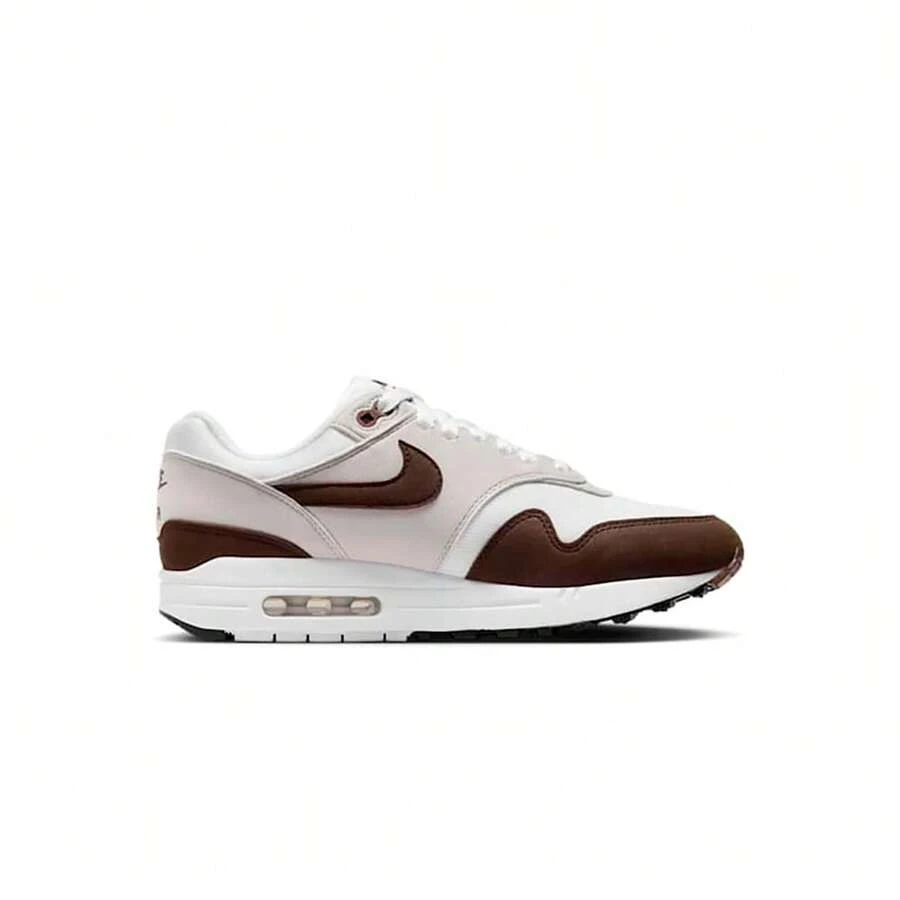 Nike Air Max 1 - Giày thể thao thoải mái, đa năng, thường ngày dành cho nữ - Xám trung tính/Trắng/Đen/Nâu Baroque - Xem 1