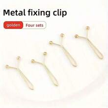 4/8/12件女士防滑围巾夹、发夹、U型围巾夹、裤腰夹 - 束腰带 - 彩色 - 查看 19