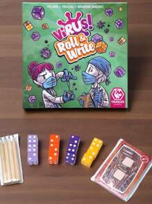 1 pieza, Juego de Tranjis - VIRUS! Juego de cartas de evolución (Paquete de expansión) - Juego de cartas (TRG-12evo), el juego de cartas talla grande contagioso, en inglés, francés y español, el juego de cartas talla grande popular, multijugador, para 2-6 jugadores, juego de San Valentín, juego de Año Nuevo, juego de boda, regalo de Año Nuevo, regalo de San Valentín, para reuniones familiares, fiestas de boda