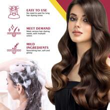 100ml Mild & Moisturizing Shampoo Series For Hair Color, Gentle & Non-Irritating, Nourishing Scalp, Easy Hair Coloring