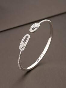 1 Set Luxury Elegant Cubic Zirconia Embellished Ring Bracelet Set With Star Design, Suitable For Women's Party Wear, No Gift Box Included